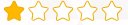 One Star Rating Icon